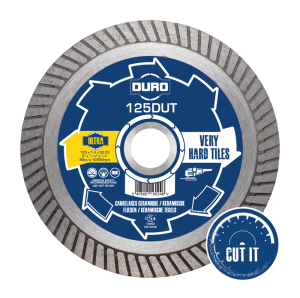 DUT Diamond Blades for porcelain tile with angle grinders & fixed machines