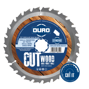 184X30-DCS-W24-A TCT Circular Saw Blades for Wood with Anti Kick Back Protection