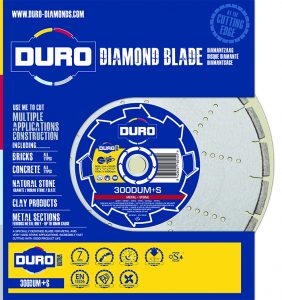 DURO DIAMOND BLADE pack 300mm suppliers