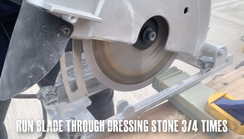 Duro Aluminium Oxide Dressing Stone for the re-dressing of diamond tile blades and other diamond segmented blades